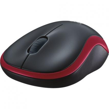 Logitech M185 Kablosuz Mouse-Kırmızı